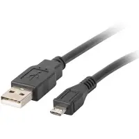 Lanberg Câble usb 2.0 mâle/micro usb mâle 0.3m noir