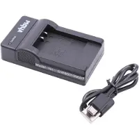 OTB Chargeur USB de batterie compatible avec Toshiba Camileo BW10, BW10 HD, SX500, SX-500, SX900 batterie appareil photo digital, DSLR, action cam