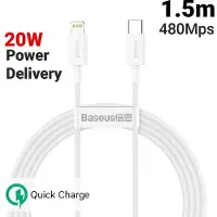 Baseus Kabel Usb-C Do Lightning Superior Series, 20W, Pd, 1.5M (Biały)