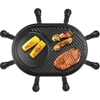 Unold RACLETTE 48795 Gourmet - Raclettegrill/Grill - 1.2 kW - Schwarz