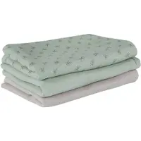 Roba Lot De 3 Couches Lavables En Coton Bio - - Lil Planet - Mixte - Vert