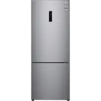 LG Réfrigérateur combiné 70.5cm 451l nofrost platinium - - GBB566PZHZN -