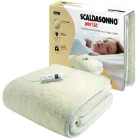 Imetec 16799 couverture et coussin chauffant Couverture chauffante 55 W Blanc Laine