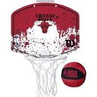 Wilson NBA Team Mini Hoop Chicago Bulls Basketball