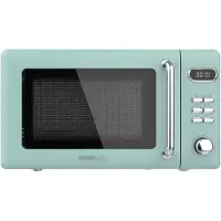 Cecotec Micro-Ondes Digital avec Grill Proclean 5110 Retro Vert. 20 L, 700 W en 5 niveaux, minuterie jusqu'à 60 min