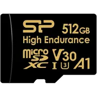 Silicon Power microSDXC High Endurance 512GB V30 + ADAPTER