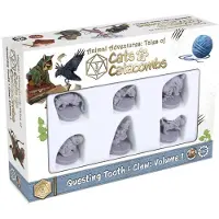 Steamforged Games Animal Adventures Cats & Catacombs: Questing Tooth & Claw Pack 6 Figurines Volume 1 - Anglais - Steamforged Games Sfgaacc-001