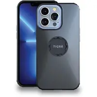 Tigra Mountcase Fit-Clic Iphone 13 Pro Max (Apple iPhone 13 Pro Max), Coque pour téléphone portable, Gris