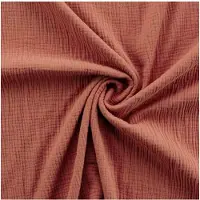 Douceur d'intérieur Parure de lit - - ANGELIA - Gaze de coton - 260 x 240 cm - Terracotta