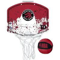 Wilson Mini Panier - - Toronto Raptors - Rouge - Taille unique - Montage facile