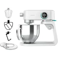 Cecotec Robot pétrisseur Twist&Fusion 4000 Luxury, Blanc. 800 W, corps en aluminium moulé, moteur DC, 8 vitesses, lumière LED