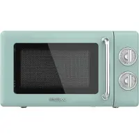 Cecotec Four à micro-ondes Magnetron, 20 litres, modèle Proclean 3010, design rétro, couleur vert