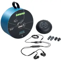Shure AONIC 215 - Écouteurs intra-auriculaires avec transducteur unique et câble de 3,5 mm (noir)