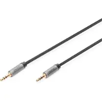Digitus Câble de raccordement audio, jack mâle 3,5 mm vers jack mâle 3,5 mm