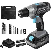 Cecotec Perceuse et Perceuse à Batterie Cecoraptor Perfect Drill 4020 Advance, Batterie 20 V et 4000 mAh, Vitesse sans Charge