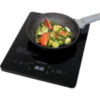 Cecotec Full Crystal Onyx Portable Electric Cooking Plate Noir One Size / EU Plug 220V