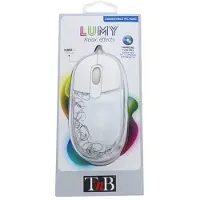 TNB T'nB LUMY - souris - USB - blanc
