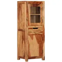 vidaXL Jardinière avec design de clôture 70x70x70 cm pin imprégné