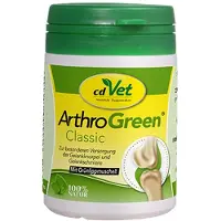 CdVet Naturprodukte Gmbh Arthrogreen Classic 25g - Complément Alimentaire Naturel Et Efficace Pour Soutenir Les Articulations Des Chiens Et Des Chats Avec Des Vitamines Et Des Minéraux