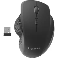 Gembird MUSW-6B-02 Maus OPT WIRELESS 6 Tasten USB Nano-Empfänger schw.