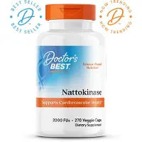 Doctors Best , Nattokinase, 2 000 UF, 270 Capsules Végétariennes