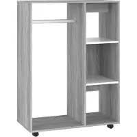 vidaXL Armoire Gris Sonoma 80x40x110 cm Bois composite