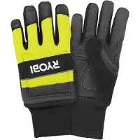 Ryobi Gants anti-coupures - RAC258XL - pour tronçonneuses - Taille XL
