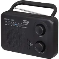 Trevi 0RA7F6400 Radio portable Analogique Noir