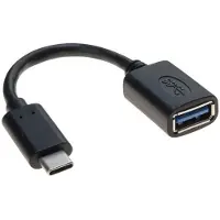 Exertis Connect - Adaptateur USB - USB-C (M) pour USB type A (F) - USB 3.0 - 10 cm - noir