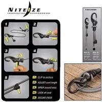 Nite Ize Knotbone Adjus Octopus table de serrage argent argent One Size