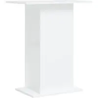 vidaXL Support pour aquarium blanc 60,5x36x72,5 cm bois d'ingénierie
