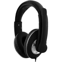 TNB CSMHS500 - HS-500 - Micro-casque filaire USB multimédia à réduction de bruit - Son HD - Noir