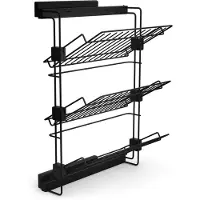 Emuca Removable Side Shoemaker For Cabinets And Hack Dressing Argenté
