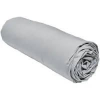 TODAY Drap-housse TODAY Percale Gris Clair 140 x 200 cm