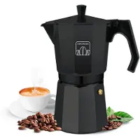 Big Buy Cooking Mokclassic 1200 Black Coffee Maker Italian Noir