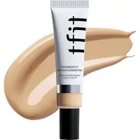 TFIT Radiance Fit Serum Foundation - Couvrance impeccable Fini ros Longue tenue Maquillage cor en l ger 1,05 oz. (N1.5 Suede 1,05 oz.