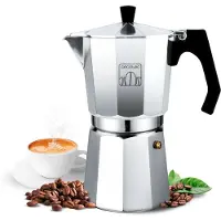 Cecotec 01672 - Cafetière italienne en aluminium Cumbia MokClassic 900 Shiny