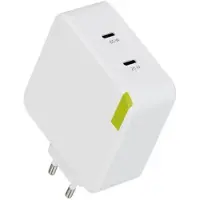 Noname Chargeur secteur GREEN_E GREEN-E - Chargeur 2 USB-C écoconçu 65W