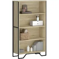 vidaXL Bibliothèque chêne sonoma 80x31x137,5 cm bois d'ingénierie