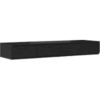 vidaXL Tiroirs de lit avec tiroir Chêne noir 120 x 36.5 x 16.5 cm