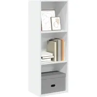 vidaXL Bibliothèque blanc 40x30x114 cm bois d'ingénierie
