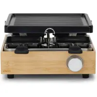 Livoo Appareil à raclette 4 personnes 800w + gril - - DOC311 -