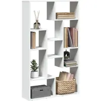 vidaXL Bibliothèque blanc 72x20x120 cm bois d'ingénierie