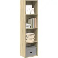 vidaXL Bibliothèque chêne sonoma 40x30x152 cm bois d'ingénierie