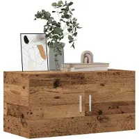 vidaXL Meuble mural vieux bois 80x39x40 cm bois d'ingénierie