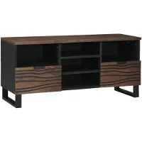 vidaXL : Meuble TV, 100 x 33 x 46 cm, bois imitation noyer