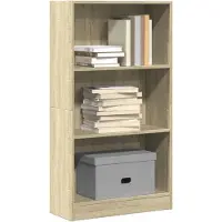 vidaXL Bibliothèque chêne sonoma 60x24x109 cm bois d'ingénierie