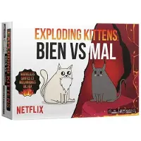 Asmodee Jeu d'ambiance Exploding Kittens Bien vs Mal