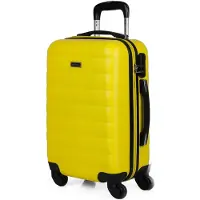 Itaca unisex. 71250-07 Mallette de transport à 4 roues 71250 jaune -55x38x20cm (OSFA), Casuel, ABS/Polycarbonate
