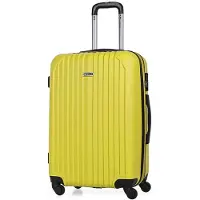 Itaca unisex. T71560-03 Valise de voyage rigide moyenne à 4 roulettes T71560 Mustard -66x41x27cm (OSFA), Casuel, ABS/Polycarbonate, Moutarde